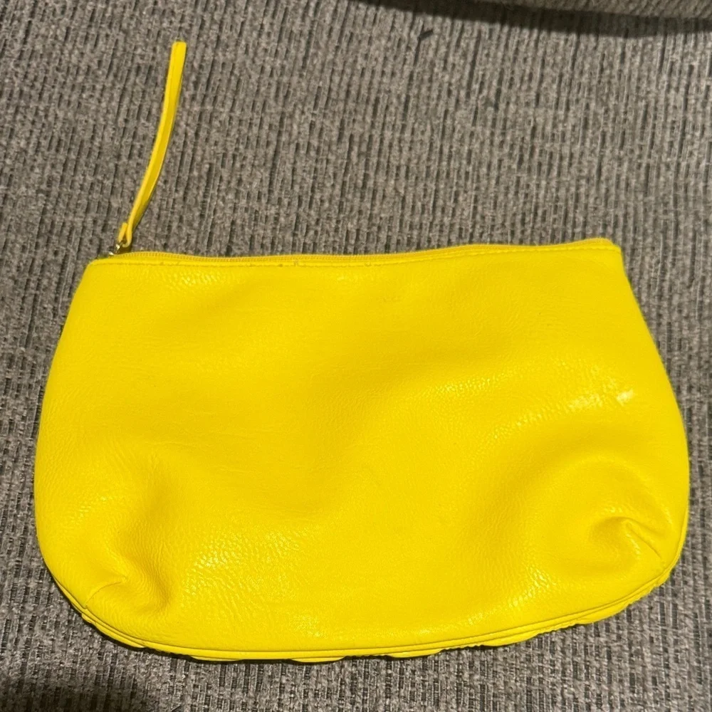 Elizabeth Arden Vibrant Yellow Quilted Cosmetic Bag